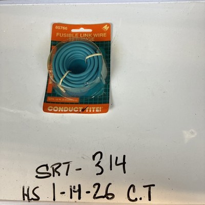 12 Gauge Fusible Link Wire - 10 Foot Roll - NEW / Motormite  Blue