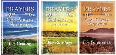 PRAYERS GOD ALWAYS ANSWERS For Healing/ Blessings / Forgiveness 3x Paperback NEW