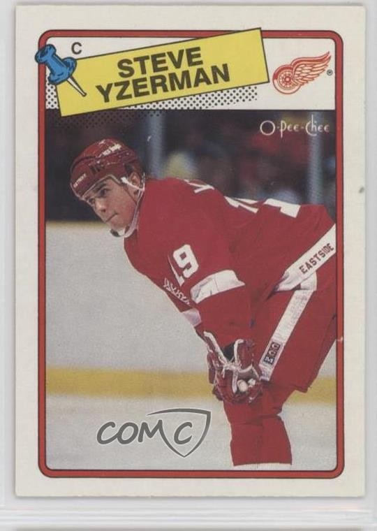 1988-89 O-Pee-Chee Steve Yzerman #196 HOF 1u6