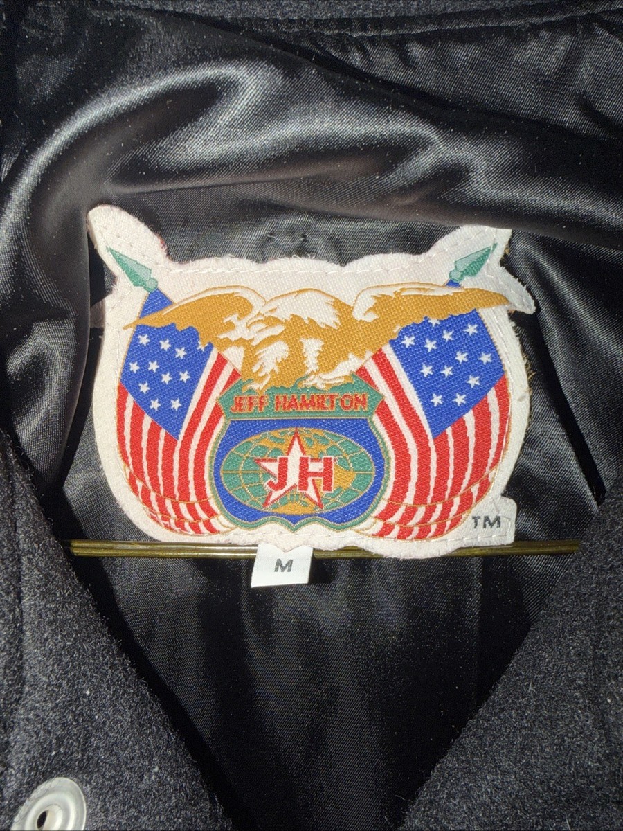 RARE Vtg 90s Harley Davidson Chicago Embroidered Jeff Hamilton