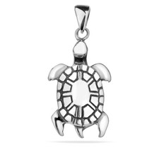Pendentif tortue tortue en argent sterling 925 breloque minimaliste bijoux...