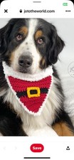Santa Claus christmas dog collar
