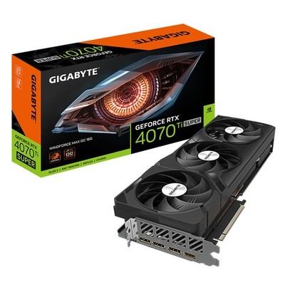 Gigabyte GeForce RTX 4070 Ti Super WindForce Max OC 16G / 16 GB GDDR6X / 16G /