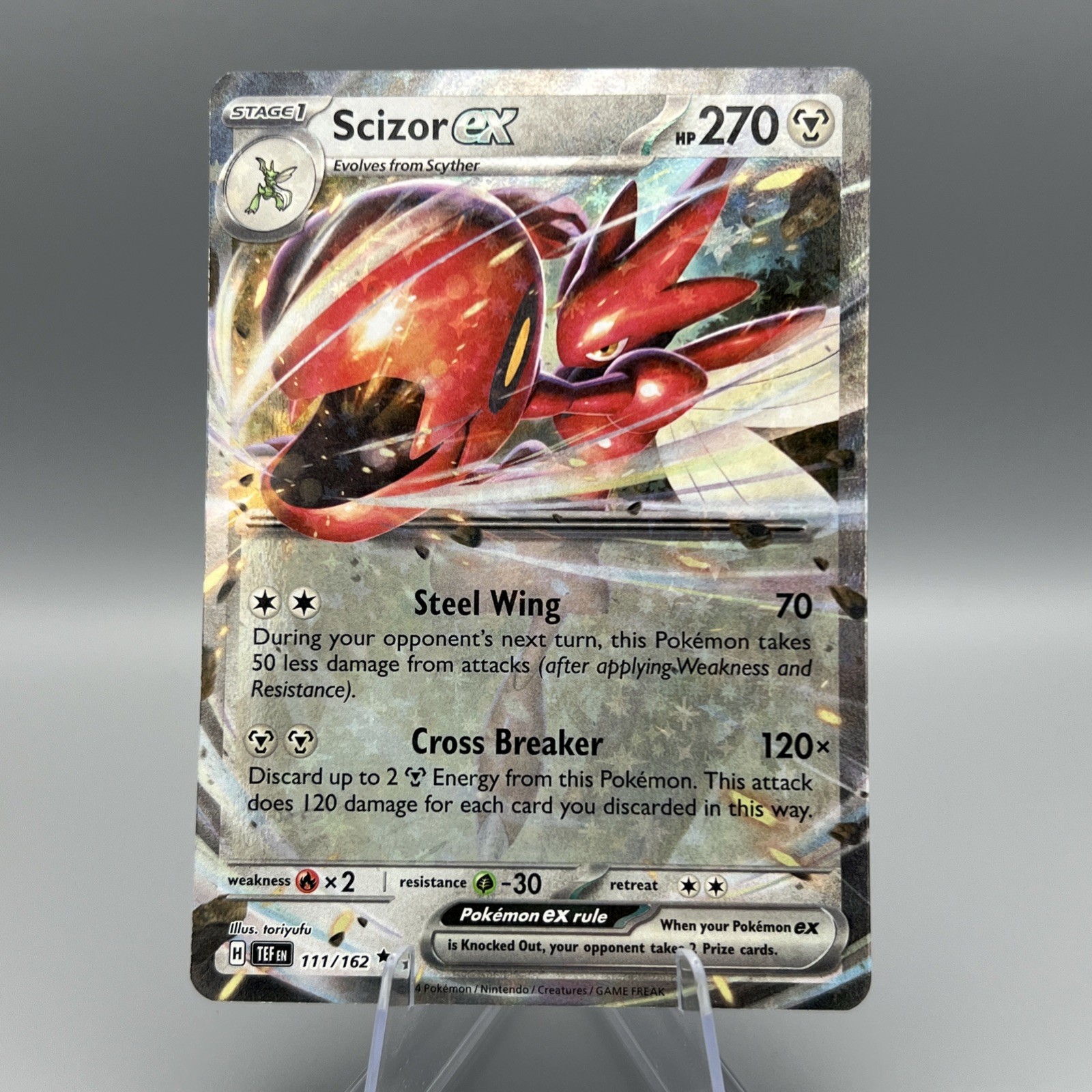 Scizor ex 111/162 SV05: Temporal Forces Holo