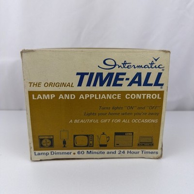 Vintage Intermatic Time-All Lamp and Appliance Timer Model E-911 In Original Box