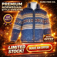 Tiara International Vintage Snow Flaked Pattern Sweater Women's Size Medium