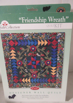 Quilt Collection FRIENDSHIP WREATH Quilt KIT 37 x 37''