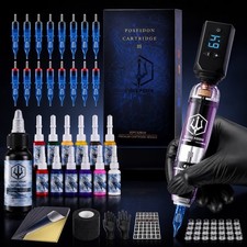 Wireless Tattoo Pen Machine 3.5mm Stroke Tattoo Gun 5-12V SD01
