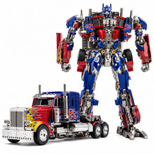 30CM Transformation Commander Optimus Alloy Robot Action Figure Kids Toy