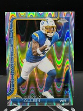 2025 Topps Chrome Football Keenan Allen Ray Wave Refractor #155 LA Chargers
