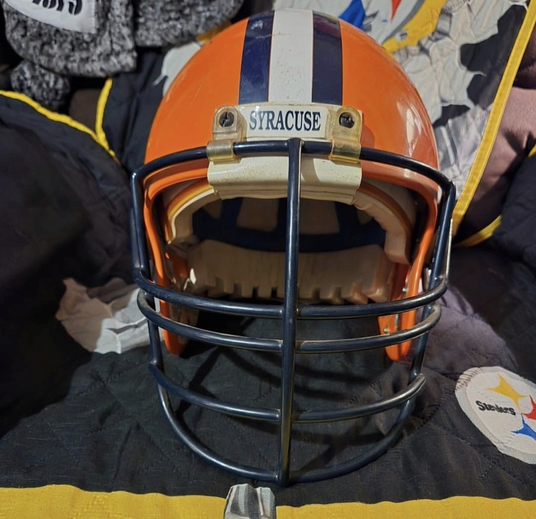 1991 Syracuse Orange Game Worn Football Helmet