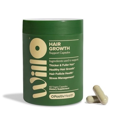 WILLO Hair Growth Support for Women   Thicker, Fuller Hair & Healthy Hair Suppor