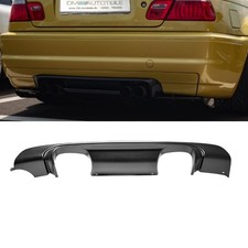 Heckdiffusor Ansatz Schwarz passt auf BMW 3er E46 M-Paket Sto�stange CSL alle Md
