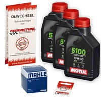 Honda Vt 750 C/C2 Shadow (RC44) 97-02, Motul 10W40 Ester ÖL + Mahle ÖLfilter Set