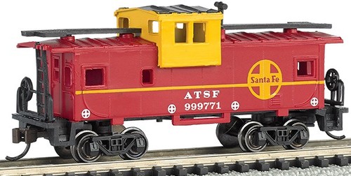 Caboose Bachmann 70754 N Santa Fe 36' visión ancha #999771 | Zustand: New