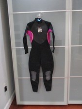 BODY GLOVE PRO 3 Women's Black / Fuschia Full WETSUIT Scuba Dive 3.2mm SIZE 7/8