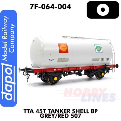 TTA 45T Tanker Shell BP grau/rot 507 Zeichnung A1 1:43,5 Spur O Dapol 7F-064-004
