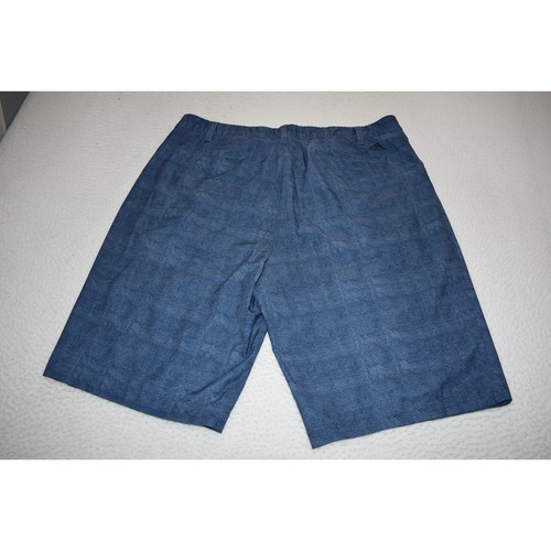 Adidas Golf Shorts 365 Mens Size 36 With Pockets Performance Polyester Blue - Picture 6 of 7