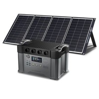2400W Powerstation 1451Wh 200W Solarpanel Wirkungsgrad Schnellladung Reine