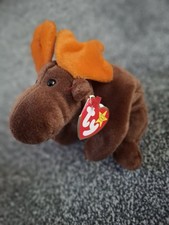 Ty Teddy Chocolate The Moose Beanie Baby