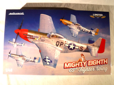 1/48 Eduard USAAF N American Mustang P 51 Mighty Eighth 65th Fighter Wing #11196