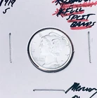 1919-S Mercury Dime, FULL Split Bands, Uncirculated Details FSB, RARE This Nice!