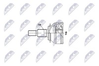 Gelenksatz Antriebswelle NTY NPZ-MZ-063 FüR Mazda GJ GL CX KE GH GJ2FP GJ1021