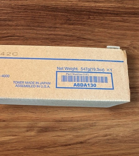 NEW In Box Konica Minolta Black TN324K (A8DA130) Black Toner Cartridge Unopened - Picture 5 of 6