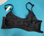 VICTORIA'S SECRET NEW LATTICE BACK BRALETTE BRA BLACK SIZE LARGE — photo 1