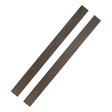 Pemberly Row Farmhouse Wood Full Size Bed Rails in Dusk Gray