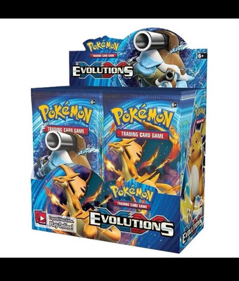 Pokémon TCG XY Evolutions Booster Box Charizard Blastoise Raichu