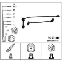 ZüNdleitungssatz FüR Toyota Celica T16 T18 2.0 88 Bis 94 NGK Original 9091921468