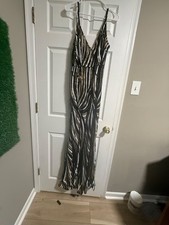 FASHION NOVA Dress Caleb Status Sequin Maxi Dress