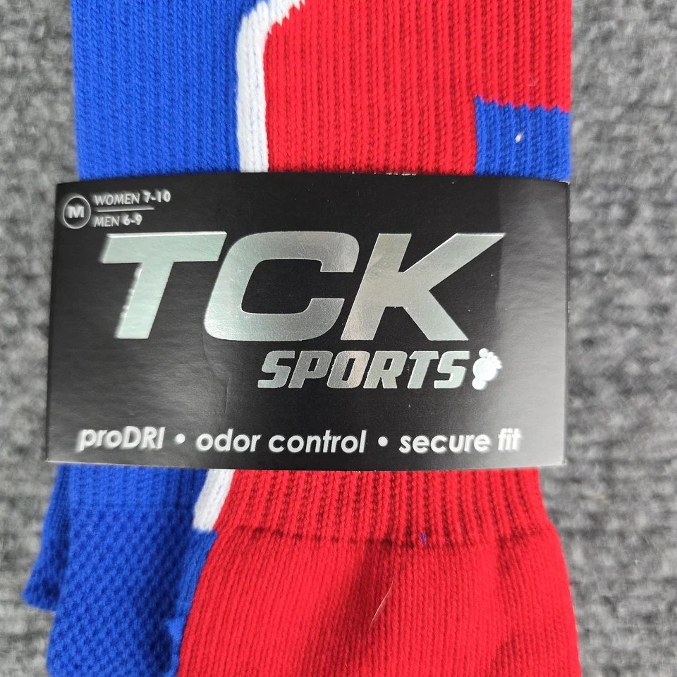 Calcetines Chicago Cubs TCK Crew Rojo Azul Blanco proDRI Control de Olores Hombres 6-9 Mujeres 7 Foto 2 de 4