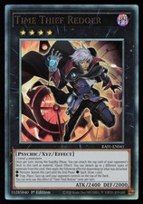 Yugioh Time Thief Redoer (PUR) RA01-EN041 1st Edition Prismatic Ultimate Rare NM