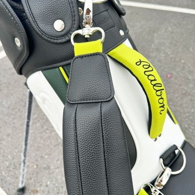 Malbon Golf Tag Heuer Collaboration Caddy Bag / Stand Type / Black