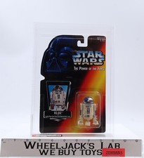 R2-D2 Red Card AFA GRADED 8.0 Star Wars Power of the Force 1995 Hasbro NEW