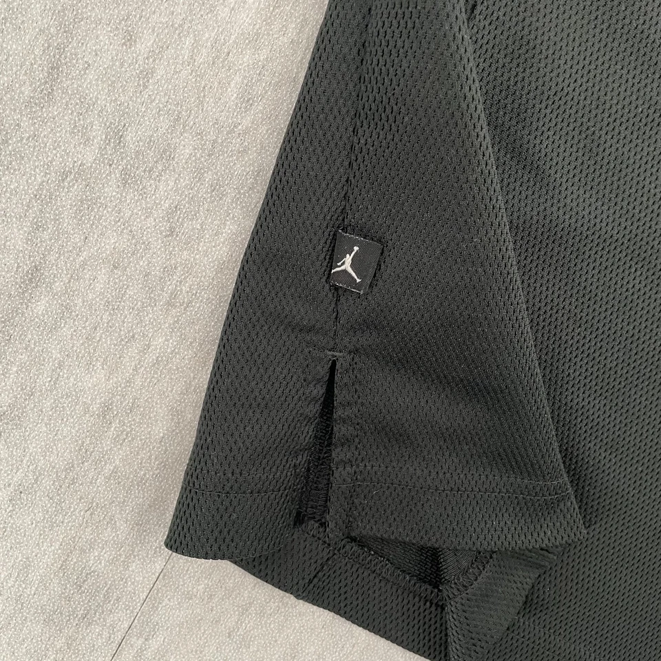 VINTAGE Jordan Jersey Shirt Adult XL Black Basketball Center Jumpman Logo Mens - Image 4 of 4