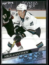 2020-21 Upper Deck Nikolai Knyzhov Young Guns RC #492 San Jose Sharks