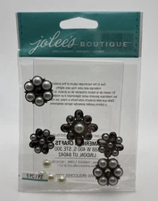 Pearl and Gem Clusters, 3D scrapbook sticker - Jolees 21076