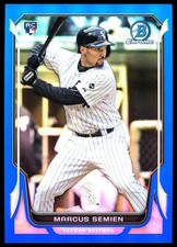 2014 Bowman Chrome Blue Refractor #10 Marcus Semien /250 Rookie