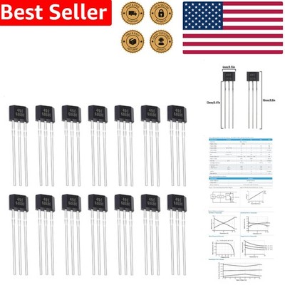 20Pcs Hall Effect Sensor OH49E SS49E TO-92S S49E Magnetic Detector Precision ...