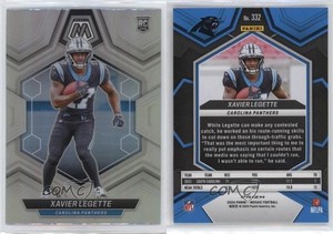 2024 Panini Mosaic Rookies Silver Prizm Xavier Legette #332 Rookie RC