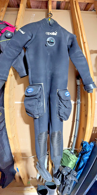 Apollo Neoprene Dry suit with gloves and hood