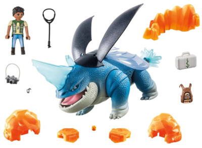 Playmobil Set 71082 Dragons Nine Realms Plowhorn and D'Angelo NEW