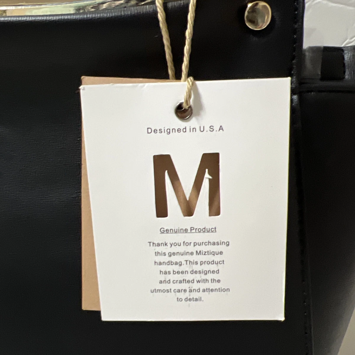 Miztique black bag sale