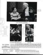 2000 Press Photo Actors Hal Linden and Adam Rose star in 