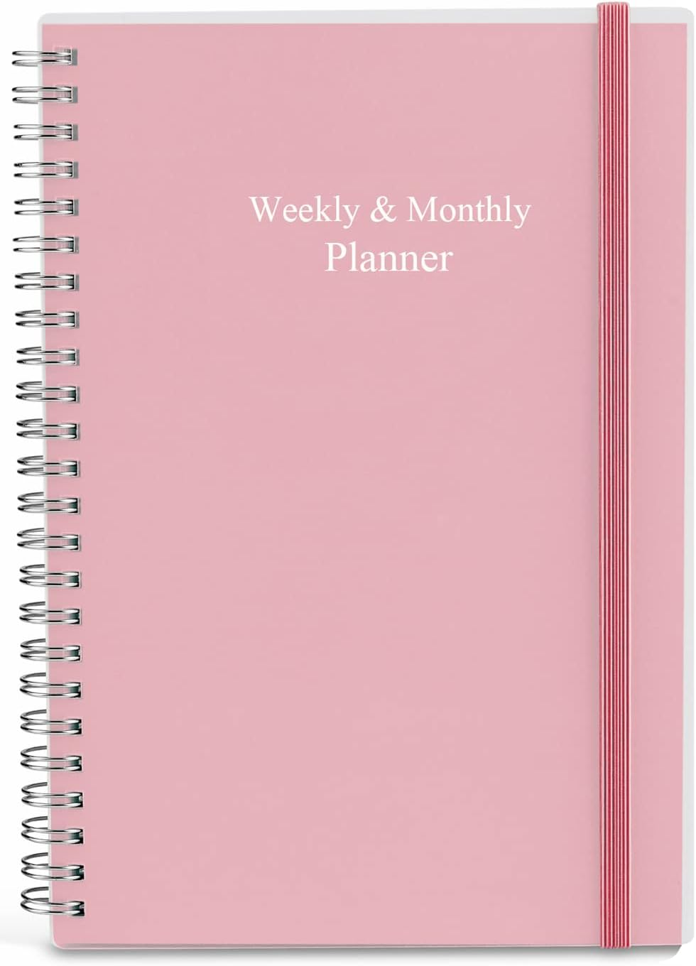 Undated Planner for 2025 or Any Year - Weekly & Monthly Organizer Notebook & Jou