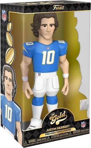 Funko Gold 12" NFL: Chargers Justin Herbert (Styles May Vary) New Vinyl Toy