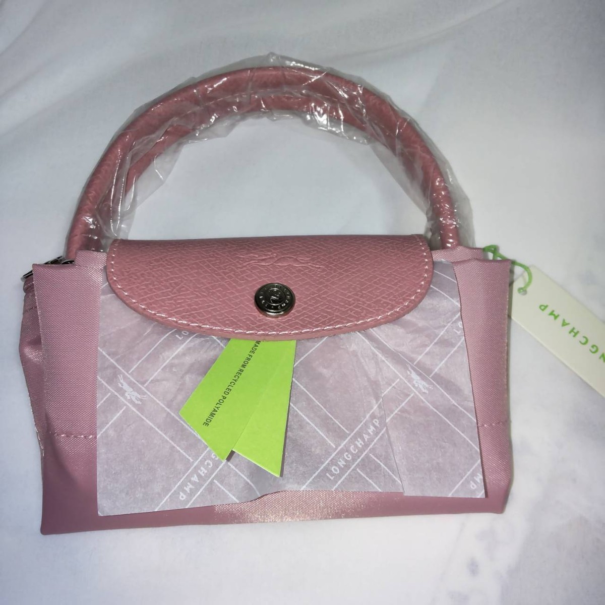 Longchamp Le Pliage S Original Pink W:13in collapsible